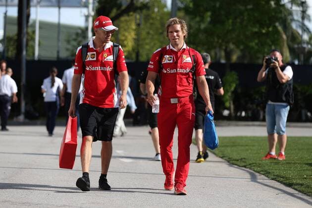 Formel 1, GP von Singapur Singapore Grand Prix 15 - 18 September 2016 15.09.2016 - Sebastian Vettel (GER) Scuderia Ferrari SF16-H 