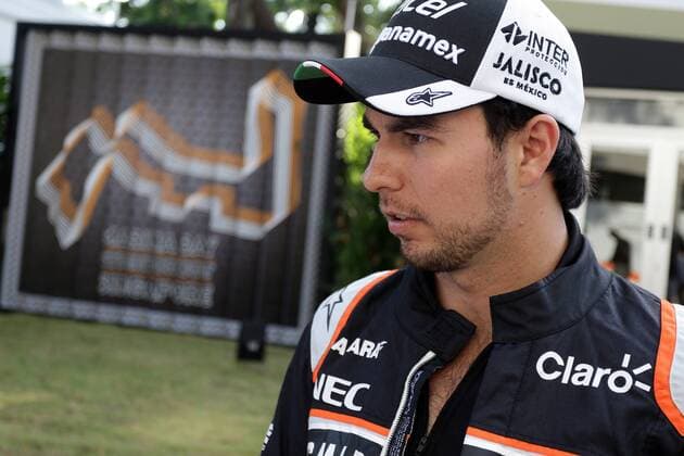 Singapore Grand Prix 15 - 18 September 2016 15.09.2016 - Sergio Perez (MEX) Sahara Force India F1 VJM09 