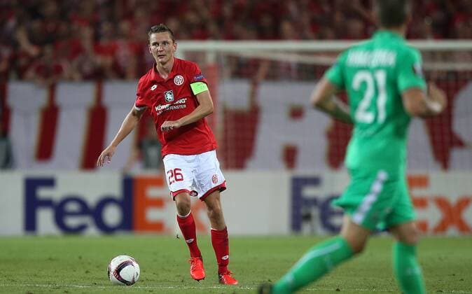 UEFA Europa League, 1. FSV Mainz 05 - AS St. Etienne, 1. Spieltag, Gruppenphase, Gruppe C, Saison 2016 2017 , 15.09.2016 in Mainz (GER), xmdx, Niko BUNGERT (26, Mainz 05) 1. FSV Mainz 05 - AS St. Etienne
