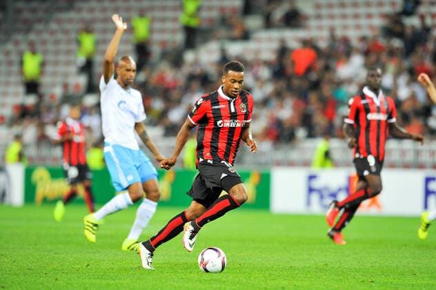 14 ALASSANE PLEA (nice) - Fussball, Europa League, OGC Nice vs. FC Schalke 04 - 15 09 2016 FEP Panoramic 