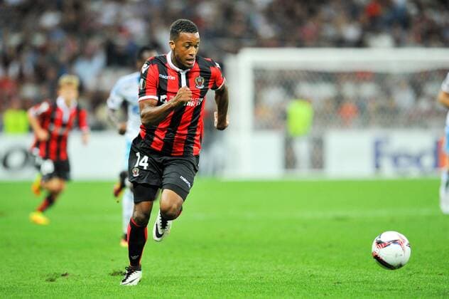 14 ALASSANE PLEA (nice) - Fussball, Europa League, OGC Nice vs. FC Schalke 04 - 15 09 2016 FEP Panoramic 