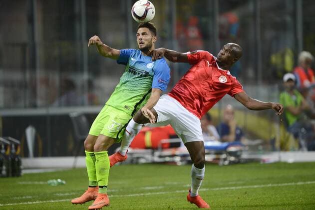 Danilo D Ambrosio Inter, Anthony Nwakaeme Hapoel Milano 15-09-2016 Stadio Giuseppe Meazza - Football Calcio Europa League Inter - Hapoel Be er Sheva. giuseppexceleste