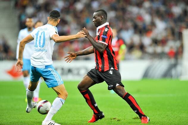 Fußball, EL, OGC Nizza - Schalke 04 09 Mario Balotelli (nice) - Fussball, Europa League, OGC Nice vs. FC Schalke 04 - 15 09 2016 FEP Panoramic 