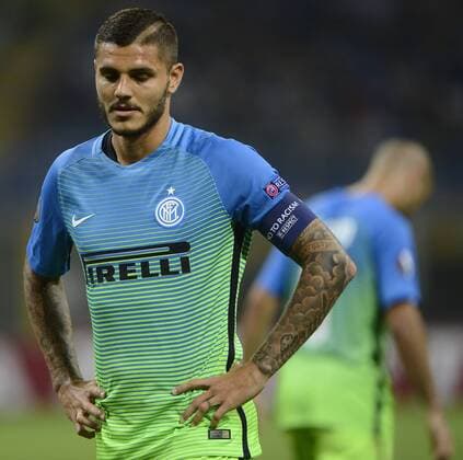Mauro Icardi, Rodrigo Palacio Inter Milano 15-09-2016 Stadio Giuseppe Meazza - Football Calcio Europa League Inter - Hapoel Be er Sheva. giuseppexceleste