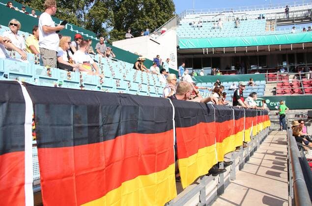 GER, Davis Cup, Deutschland vs. Polen 16.09.2016, LTTC Rot-Weiss-Berlin, Berlin, GER, Davis Cup, Deutschland vs. Polen, Auslosung, im Bild Zuschauer, Besucher nordphotox xEngler