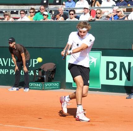 GER, Davis Cup, Deutschland vs. Polen 16.09.2016, LTTC Rot-Weiss-Berlin, Berlin, GER, Davis Cup, Deutschland vs. Polen, Auslosung, im Bild Jan-Lennard Struff (GER) nordphotox xEngler