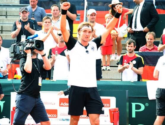 GER, Davis Cup, Deutschland vs. Polen, 16.09.2016, LTTC Rot-Weiss-Berlin, Berlin, GER, Davis Cup, Deutschland vs. Polen, , im Bild Jan-Lennard Struff (GER) nordphotox xEngler