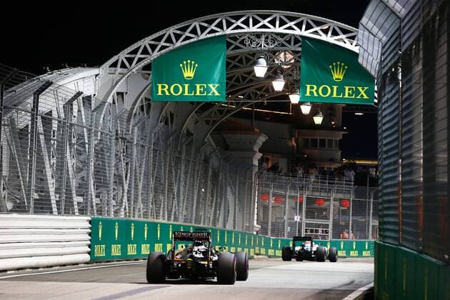 Motorsports: FIA Formula One World Championship WM Weltmeisterschaft 2016, Grand Prix of Singapore, 27 Nico Hulkenberg (GER, Sahara Force India F1 Team), xHOCHxZWEIx