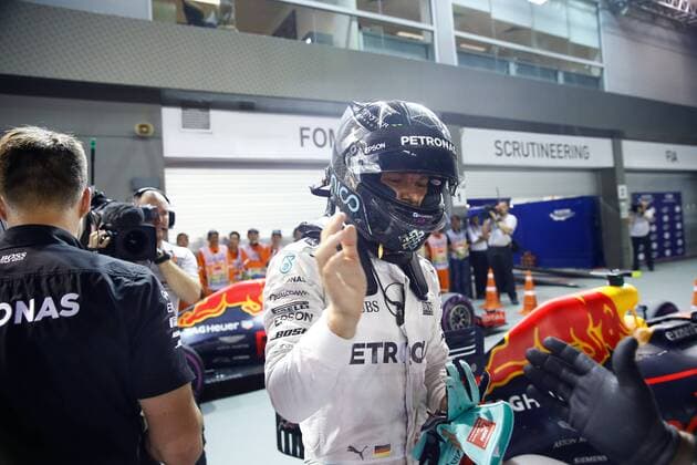 Motorsports: FIA Formula One World Championship WM Weltmeisterschaft 2016, Grand Prix of Singapore, 6 Nico Rosberg (GER, Mercedes AMG Petronas Formula One Team), xHOCHxZWEIx