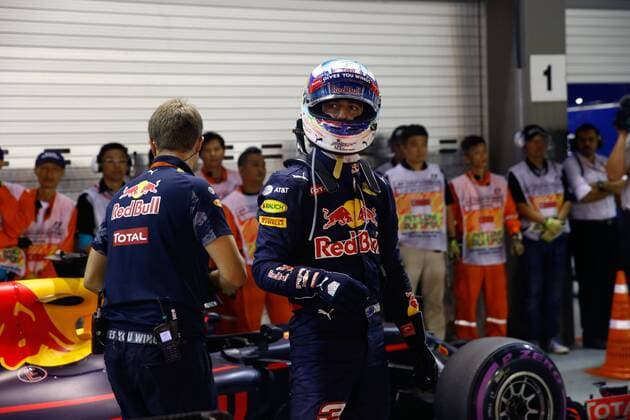 Motorsports: FIA Formula One World Championship WM Weltmeisterschaft 2016, Grand Prix of Singapore, 3 Daniel Ricciardo (AUS, Red Bull Racing), xHOCHxZWEIx