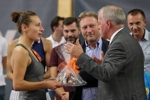 Sermelux open 2016 17.09.2016, Tennis, Tournoi Sermelux Open, Petange vl: Elixane Lechamia (FRA - Frankreich), Siegerin 2016 