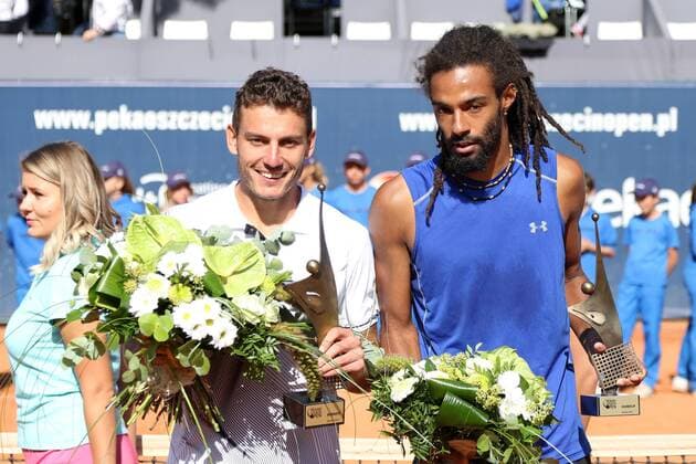 ATP Tennis Herren CHALLENGER PEKAO STETTIN OPEN 2016 FINALE Giannessi Alessandro (ITL) Dustin Brown (GER)  20160918PF_SG006