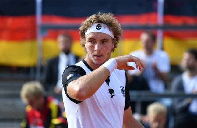 Jan-Lennard Struff, GER Jan-Lennard Struff (GER)-Hubert Hurkacz (POL) Deutschland-Polen Germany-Polandi Tennis, Daviscup, Davis Cup Berlin, 18.9.2016