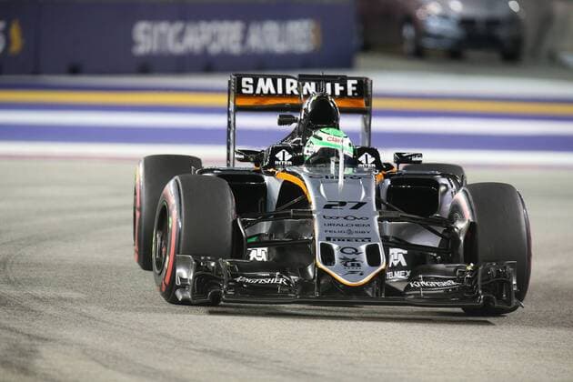 Niko Huelkenberg, Sahara Force India F1, Singapore, 18.09.2015 Photo:mspb Jerry Andre Niko Huelkenberg, formula 1 GP, Singapore