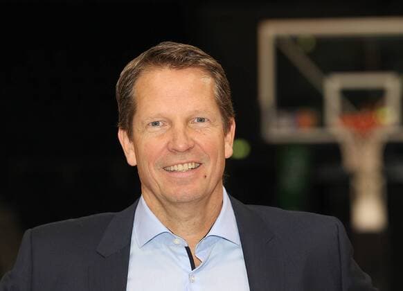 Headcoach Frank Menz (Basketball Loewen Braunschweig)