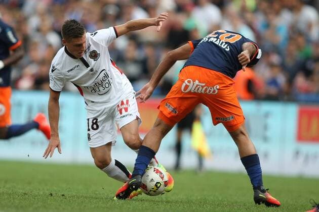 REmi WALTER nice FOOTBALL : Montpellier HSC vs OGC Nizza - Ligue 1 - 18 09 2016 RichardGosselinx 