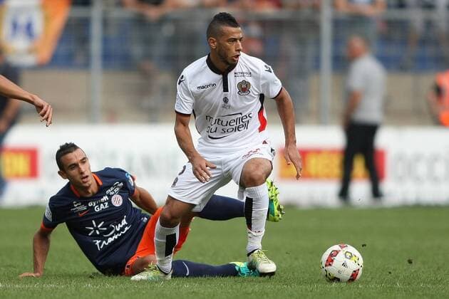 Younes BELHANDA, ogc nice FOOTBALL : Montpellier HSC vs OGC Nizza - Ligue 1 - 18 09 2016 RichardGosselinx 