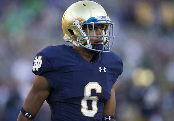 September 17, 2016: Notre Dame wide receiver Equanimeous St. Brown (6) during NCAA College League USA football game action between the Michigan State Spartans and the Notre Dame Fighting Irish at Notre Dame Stadium in South Bend, Indiana. Michigan State defeated Notre Dame 36-28. CSM. NCAA Football 2016: Michigan State vs Notre Dame SEP 17 - ZUMAc04_