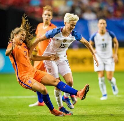 USWNT M Megan Rapinoe (15) during the Women s International Soccer match between the Netherlands and the United States at the Georgia Dome on September 18, 2016 in Atlanta, GA. CSM Soccer 2016: Netherlands vs United States SEP 18 - ZUMAc04_