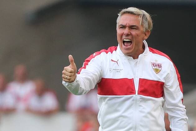 Stuttgart, Germany , 20.09.2016, 2.BL. VfB Stuttgart vs Eintracht Braunschweig, Olaf Janssen (Trainer, VfB Stuttgart) ( DeFodi515