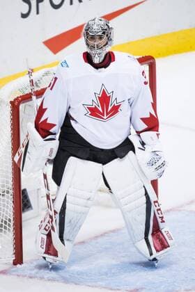 Kanada s Keeper Carey Price Kanada - USA World Cup of Hockey Nationalteam Länderspiel Eishockey Toronto.  Copyright: LUDVIGxTHUNMAN BB160921LT019