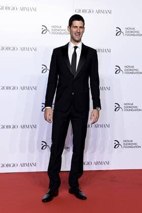 Tennis, Novak Djokovic bei einem Termin der Novak Djokovic Foundation in Mailand Foto IPP Stucchi - Milano 20 09 2016 - Red Carper per la serata organizzata dalla Novak Djokovic Foudation - Nella foto Novak Djokovic  Copyright: xx