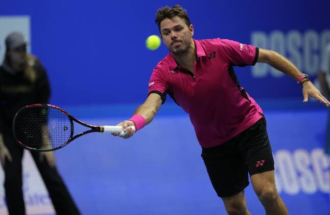 XXI INTERNATIONAL TENNIS TOURNAMENT St. Petersburg Open 2016 , KSK SIBUR ARENA . Stan Wawrinka (SUI).