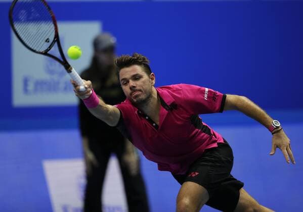 XXI INTERNATIONAL TENNIS TOURNAMENT St. Petersburg Open 2016 , KSK SIBUR ARENA . Stan Wawrinka (SUI).