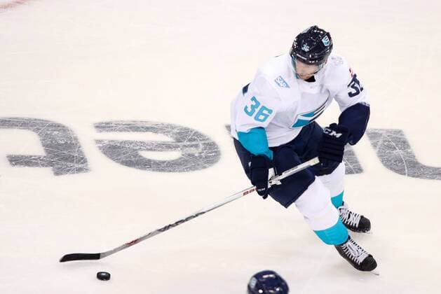 Eishockey, World Cup of Hockey, Kanada - Team Europa Ice hockey Eishockey - World Cup of Hockey 2016 TORONTO,CANADA,21.SEP.16 - ICE HOCKEY - NHL Eishockey Herren USA National Hockey League, World Cup of Hockey 2016, Canada vs Team Europe. Image shows Jannik Hansen (DEN). GEPAxpictures xMaticxKlansek