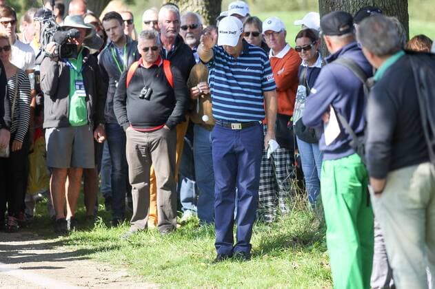 GOLF - Porsche European Open BAD GRIESBACH,GERMANY,22.SEP.16 - GOLF - Porsche European Open, GC Bad Griesbach. Image shows Padraig Harrington (IRL). GEPAxpictures xFelixxRoittner