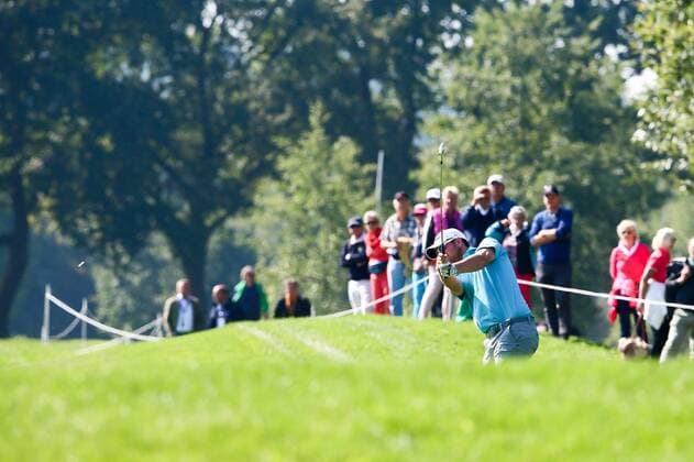 GOLF - Porsche European Open BAD GRIESBACH,GERMANY,22.SEP.16 - GOLF - Porsche European Open, GC Bad Griesbach. Image shows Bernd Wiesberger (AUT). GEPAxpictures xFelixxRoittner