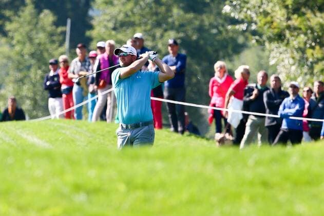 GOLF - Porsche European Open BAD GRIESBACH,GERMANY,22.SEP.16 - GOLF - Porsche European Open, GC Bad Griesbach. Image shows Bernd Wiesberger (AUT). GEPAxpictures xFelixxRoittner