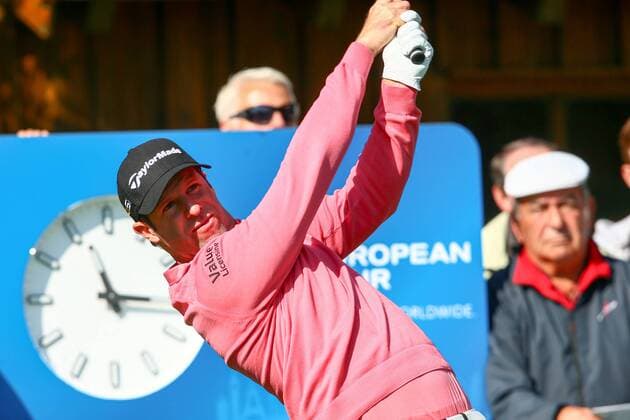 GOLF - Porsche European Open BAD GRIESBACH,GERMANY,22.SEP.16 - GOLF - Porsche European Open, GC Bad Griesbach. Image shows Bradley Dredge (WAL). GEPAxpictures xFelixxRoittner