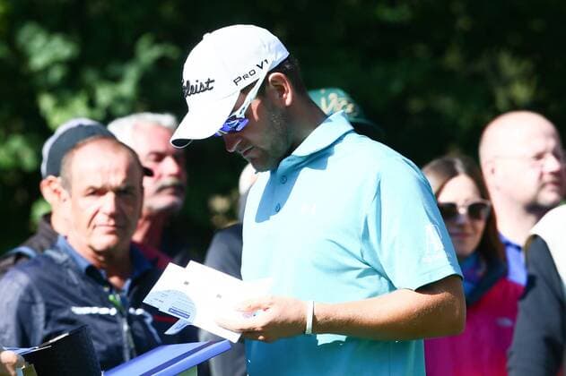GOLF - Porsche European Open BAD GRIESBACH,GERMANY,22.SEP.16 - GOLF - Porsche European Open, GC Bad Griesbach. Image shows Bernd Wiesberger (AUT). GEPAxpictures xFelixxRoittner