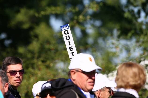 GOLF - Porsche European Open BAD GRIESBACH,GERMANY,22.SEP.16 - GOLF - Porsche European Open, GC Bad Griesbach. Image shows a sign. GEPAxpictures xFelixxRoittner