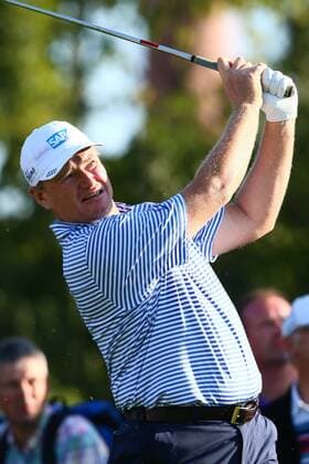 GOLF - Porsche European Open BAD GRIESBACH,GERMANY,22.SEP.16 - GOLF - Porsche European Open, GC Bad Griesbach. Image shows Ernie Els (RSA). GEPAxpictures xFelixxRoittner