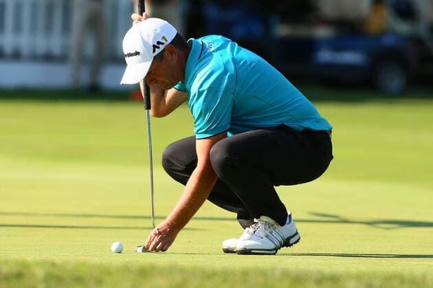 GOLF - Porsche European Open BAD GRIESBACH,GERMANY,22.SEP.16 - GOLF - Porsche European Open, GC Bad Griesbach. Image shows Steve Webster (ENG). GEPAxpictures xFelixxRoittner
