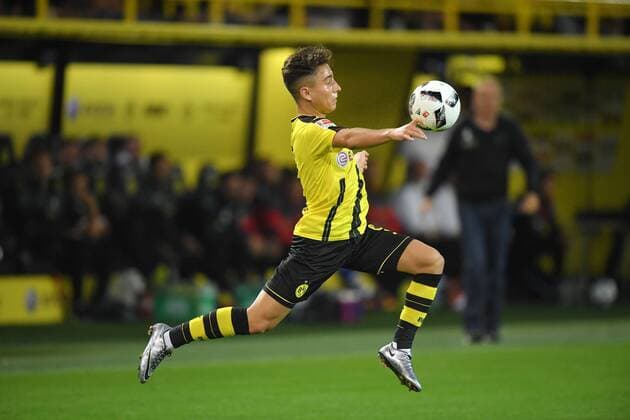 23.09.2016, Fussball GER, 1. Bundesliga Saison 2016 2017, 5. Spieltag, Borussia Dortmund - SC Freiburg 3:1, Emre Mor (Borussia Dortmund)
