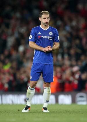 Chelsea s Branislav Ivanovic looks on dejected at the final whistle during the Premier League match at the Emirates Stadium, London. Picture date September 24th, 2016 Pic David Klein Sportimage EDITORIAL USE ONLY. No use with unauthorised audio, video, data, fixture lists, club league logos or live services. Online in-match use limited to 120 images, no video emulation. No use in betting, games or single club league player publications.
