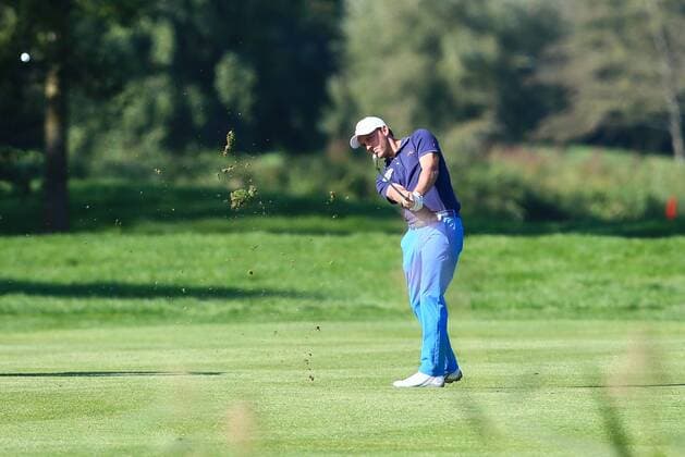 GOLF - Porsche European Open BAD GRIESBACH,AUSTRIA,25.SEP.16 -GOLF - Porsche European Open, GC Bad Griesbach. Image shows Lukas Nemecz (AUT). GEPAxpictures xFelixxRoittner