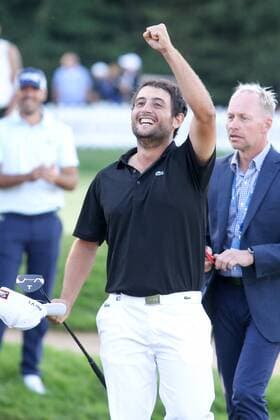GOLF - Porsche European Open BAD GRIESBACH,AUSTRIA,25.SEP.16 -GOLF - Porsche European Open, GC Bad Griesbach. Image shows Alexander Levy (FRA). GEPAxpictures xFelixxRoittner