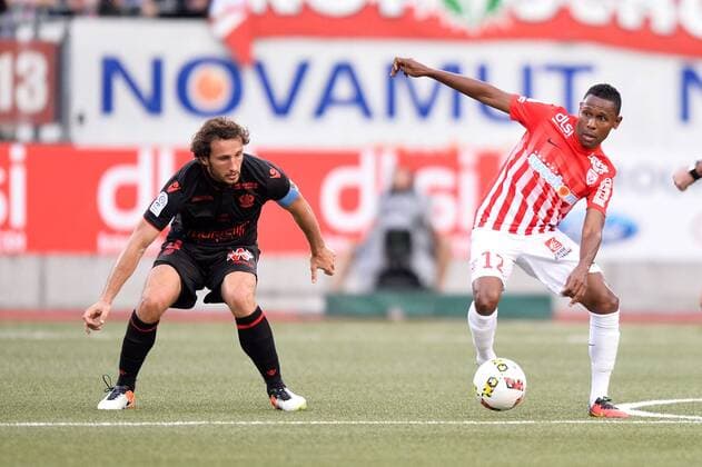 Fußball, AS Nancy - OGC Nizza 12 Christophe MANDANNE (nan) - 04 Paul BAYSSE (nice) FOOTBALL : AS Nancy vs OGC Nice - Ligue 1 - 25 09 2016 AnthonyBIBARD FEP Panoramic 
