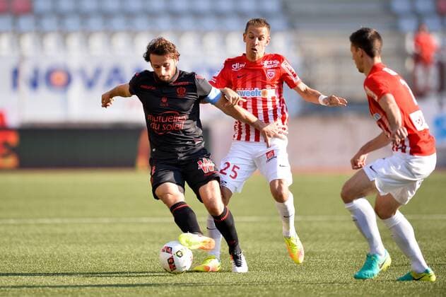 Fußball, AS Nancy - OGC Nizza 04 Paul BAYSSE (nice) - 25 Benoit PEDRETTI (nan) FOOTBALL : AS Nancy vs OGC Nizza - Ligue 1 - 25 09 2016 AnthonyBIBARD FEPx 