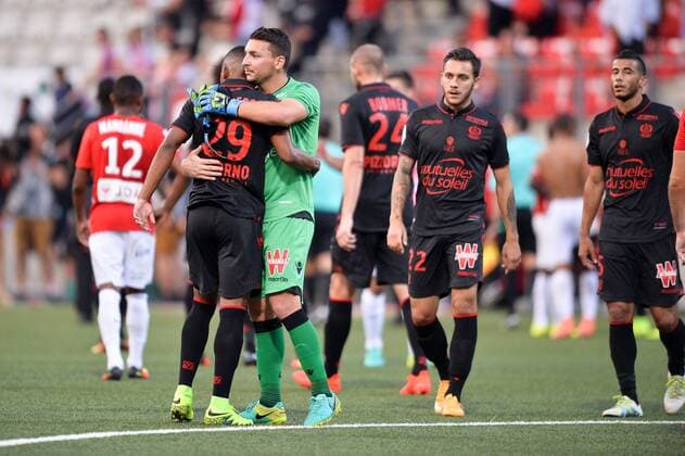 30 Yoan CARDINALE (nice) - 22 Anastasios DONIS (nice) - JOIE FOOTBALL : AS Nancy vs OGC Nizza - Ligue 1 - 25 09 2016 AnthonyBIBARD FEPx 