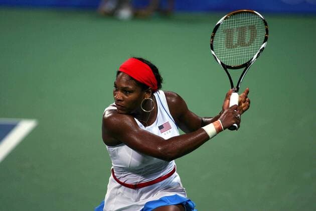 Aug. 17, 2008 - Aug 14, 2008, Beijing, China, Russia s Elena Dementieva 2:1 US Serena Williams in a women s singles quarterfinal during the Beijing Olympic Games Olympische Spiele Olympia OS .Beijing 2008 Olympics 08-14-2008. Top 2008.K59020. Entertainment News - August 17, 2008 - ZUMAg49_