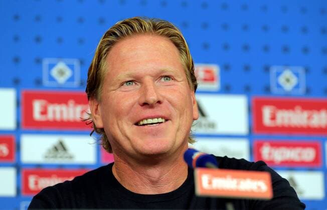 1. Fussball Bundesliga Saison 2016-2017 Hamburger SV 1. Fussball Bundesliga Saison 2016-2017 Hamburger SV Vorstellung von Trainer Markus Gisdol im Volksparkstadion Trainer Markus Gisdol (Hamburger SV)