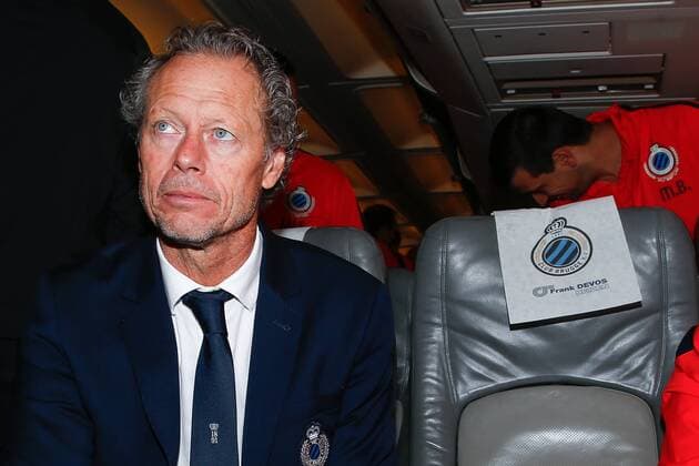 Club s head coach Michel Preud homme pictured at the departure of Belgian first division soccer team Club Brugge KV in Brugge, Monday 26 September 2016. Brugge is preparing for the second game in the UEFA Champions League group stage competition, in the group G, against Danish club Kopenhagen tomorrow. BRUNOxFAHY  x04941041x