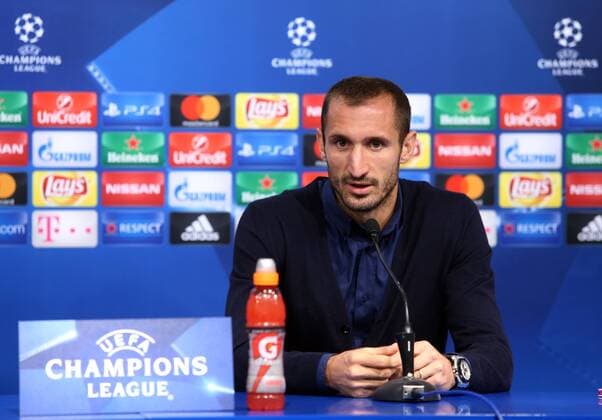 FC Juventus press conference PK Pressekonferenz - Zagreb, Croatia 26.09.2016., Zagreb, Croatia - FC Juventus held press conference before Champions League match with GNK Dinamo. Giorgio Chiellini.  RobertxAnic PIXSELL