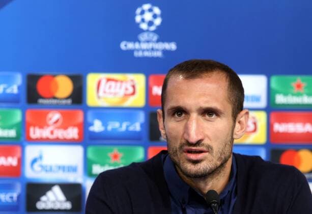 FC Juventus press conference PK Pressekonferenz - Zagreb, Croatia 26.09.2016., Zagreb, Croatia - FC Juventus held press conference before Champions League match with GNK Dinamo. Giorgio Chiellini.  RobertxAnic PIXSELL