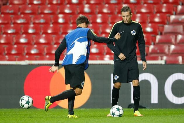 Club s Hans Vanaken pictured during a training session of Belgian first division soccer team Club Brugge KV in Copenhagen, Monday 26 September 2016. Brugge is preparing for the second game in the UEFA Champions League group stage competition, in the group G, against Danish club Kopenhagen tomorrow. BRUNOxFAHY  x04941309x